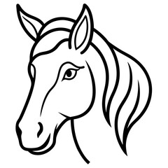 horse head silhouette