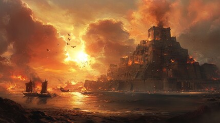 Battering Battering Coastal Moment Ramming Mesa Harbor