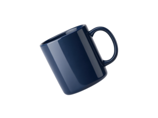 stylish blue mug mockup showcasing modern design perfect for branding or personal use
