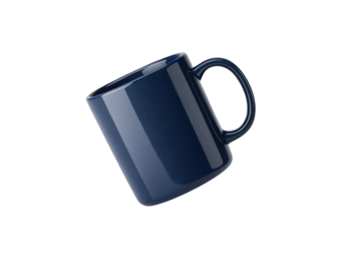 stylish blue mug mockup showcasing modern design perfect for branding or personal use