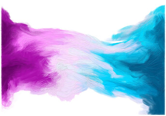 Background Pink and blue gradient oil paint brush stroke