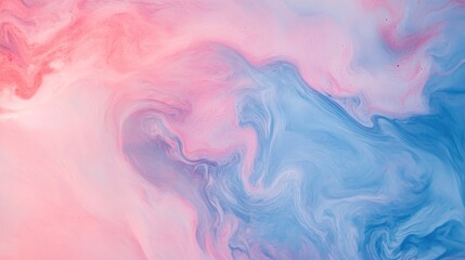 Fototapeta premium Abstract blend of pastel pink and blue hues.