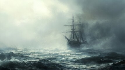 Art Battering Misty Perspective Hidden Start Waves