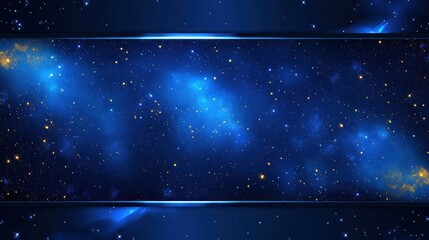 Deep space nebula backdrop with glowing stars