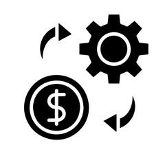 Refund Process Glyph