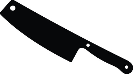 cleaver silhouette vector illustration