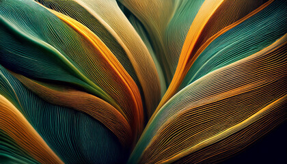 Abstract of organic lines as a beautiful background. Leaf pattern abstract wallpaper 