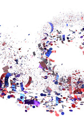 Celebrate with this vibrant confetti explosion. Perfect for party, festive, or celebratory designs.