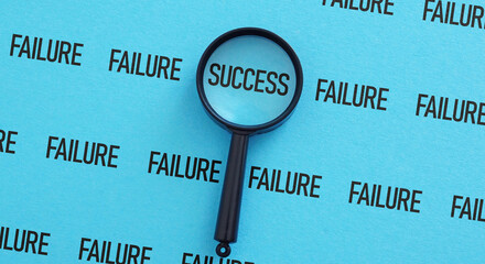 Reaching to success after many failures and learning from mistakes as personal development and...