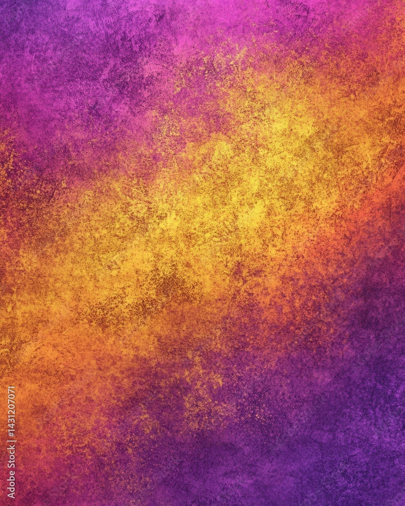 Poster vibrant abstract gradient background with a blend of purple pink orange and yellow hues creating a d