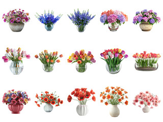 Beautiful Flower Arrangements in Vases