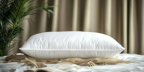Present your products effectively with this sleeping pillow design.