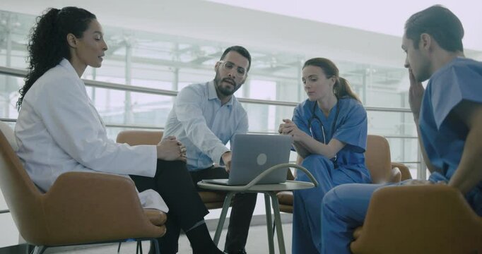 Healthcare Professional Leading Medical Discussion