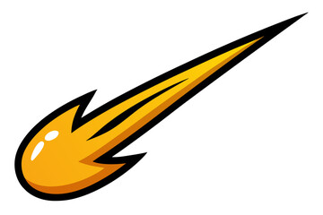 comet icon vector illustration 