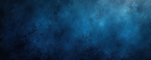 Fototapeta premium Dark blue & black grunge wall, textured surface, cracked, paint, distressed