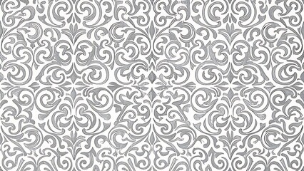 vector seamless pattern with swirls