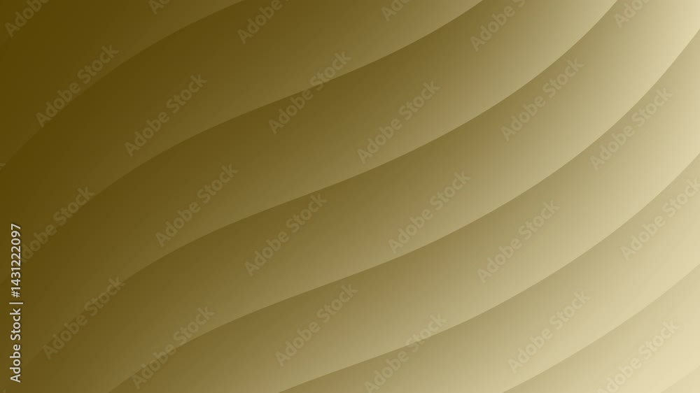 Poster a smooth gradient pattern features gentle, flowing waves in warm shades of gold and beige, creating 