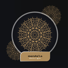 Modern Floral Mandala Pattern