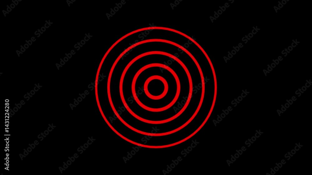 Poster abstract radio waves signal animation .digital radio waves animation on a background.