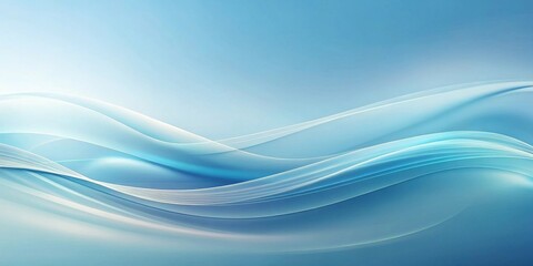 Fototapeta premium Serene Blue Abstract Waves A Gentle, Soothing Background Image for Design Projects