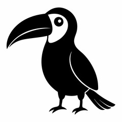 Fototapeta premium Elegant Toucan Silhouette Design