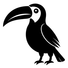 Elegant Toucan Silhouette Design