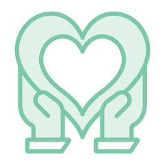 Compassion vector, pixel perfect, illustrator file 
