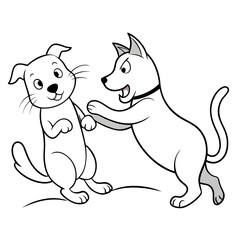 dog and cat