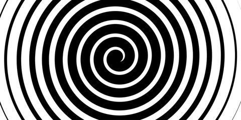 Fototapeta premium vector abstract Archimedean spiral. Clip art isolated on transparent background.