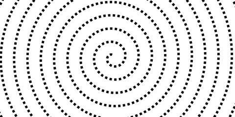 vector abstract Archimedean spiral. Clip art isolated on transparent background.