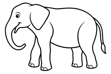 Obraz premium Trendy Elephant Vector Art