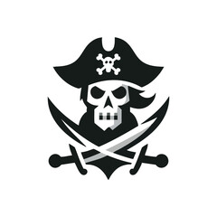 pirate logo vector illustration