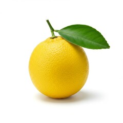 lemon on white background