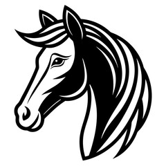 horse head silhouette