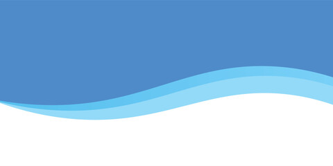 abstract blue wave shape with dynamic curls background design vector