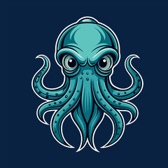 design logo vector mascot character icon octopus