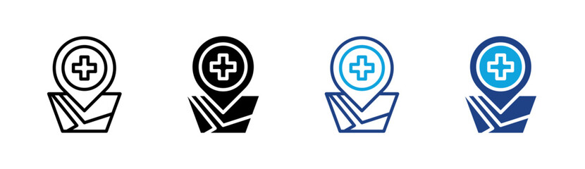 Obraz premium Location Icon