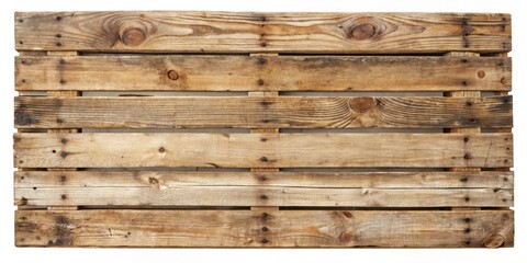Rustic Wooden Pallet A Weathered Texture of Horizontal Boards Ideal for Backgrounds, Designs, and Crafting Projects