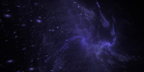 violetter galaktischer Sternennebel im Universum – wissenschaftlicher Hintergrund, schwarz,...
