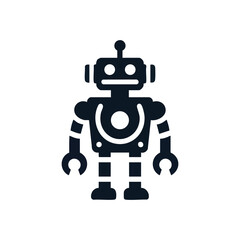 Fototapeta premium robot logo vector illustration