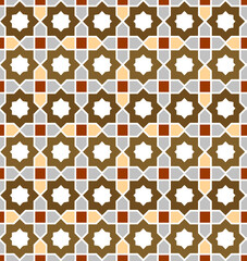 An amazing Islamic seamless pattern for design prints 
