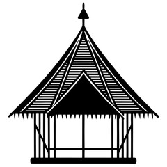 wooden house icon