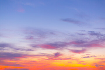 Background, Cloud Texture and Orange and Pink Sky in the Morning, Gradient Background, Sunset, Sunrise, Summer, Abstract, Sky, Evening, Pastel, Soft Effect, Pattern, Texture, Design, Nature, Spring,