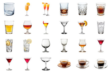 Elegant Drinkware Collection Glasses and Cups