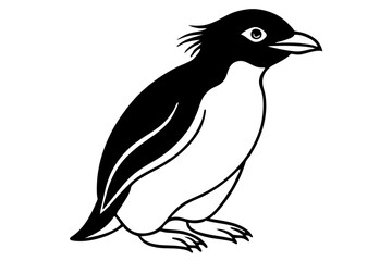 Stylized Rockhopper Penguin