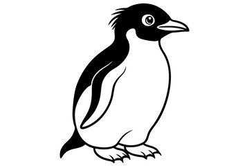 Stylized Rockhopper Penguin