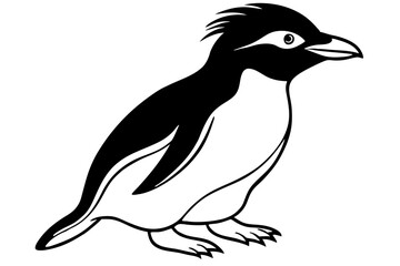 Stylized Rockhopper Penguin