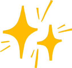 Sharp edged starburst with radiant detailing