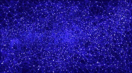 Complex network of interconnected nodes and lines