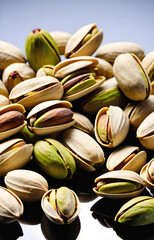 pistachio nuts close up